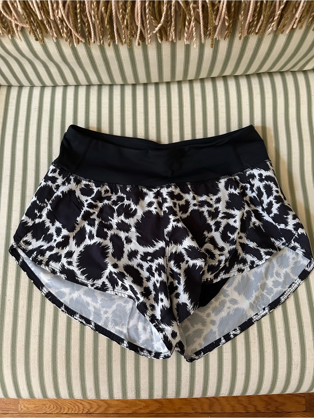 outdoor voices leopard hudson shorts